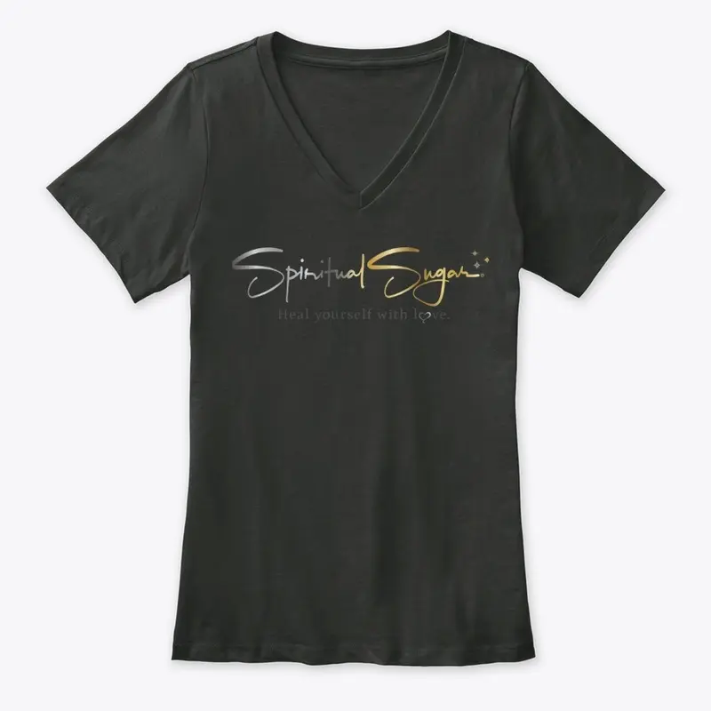 Spiritual Sugar Swag Ladies V Neck Tee